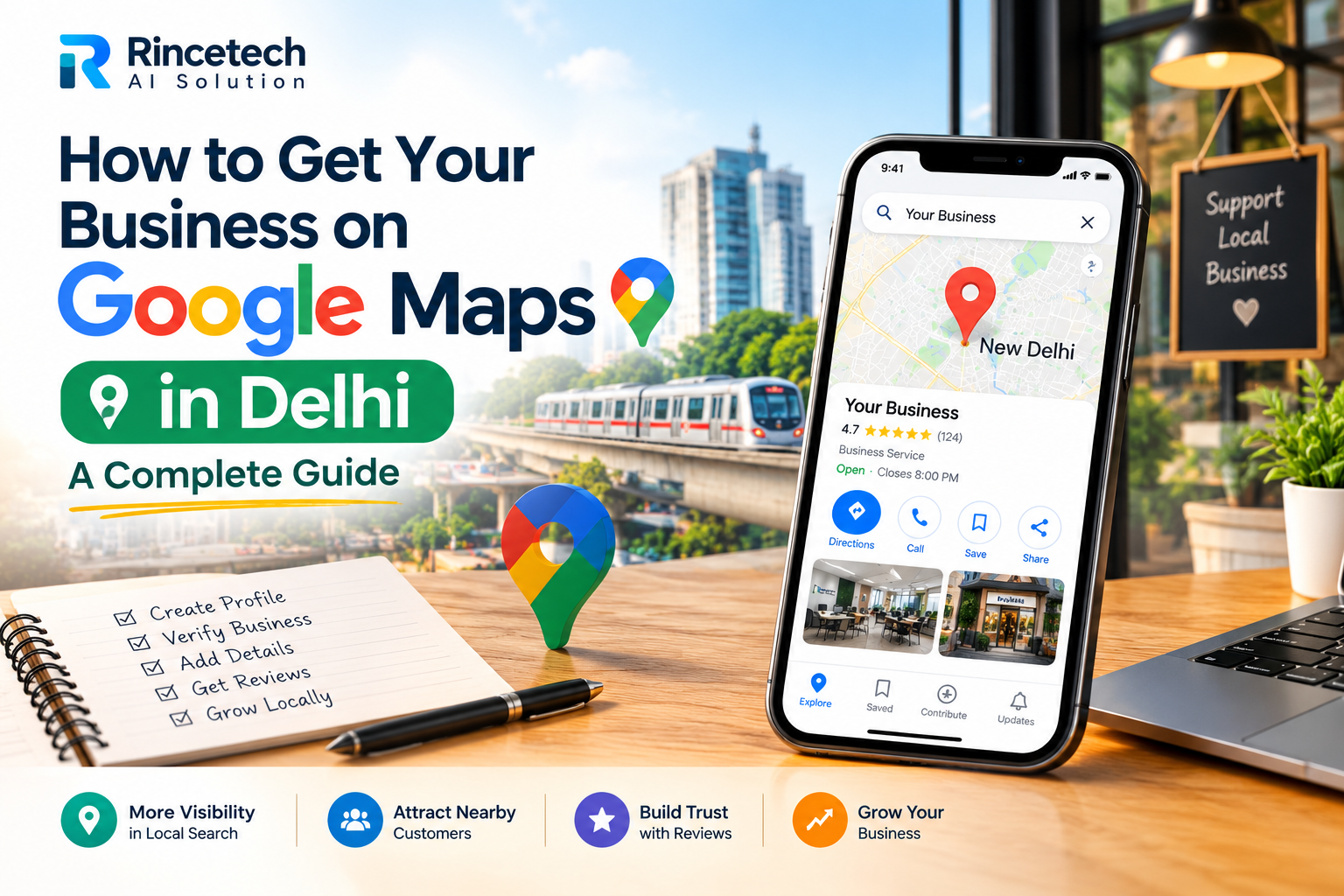 How to Get Your Business on Google Maps in Delhi